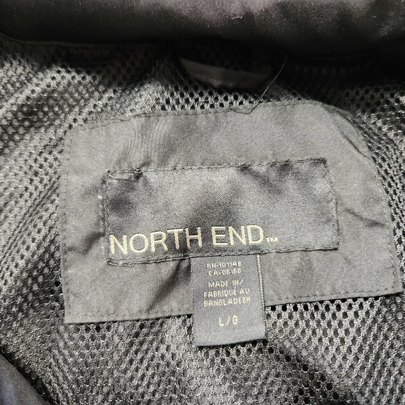 Men's North End Black Light Weight Windbreaker NWT - Picture 6 of 7